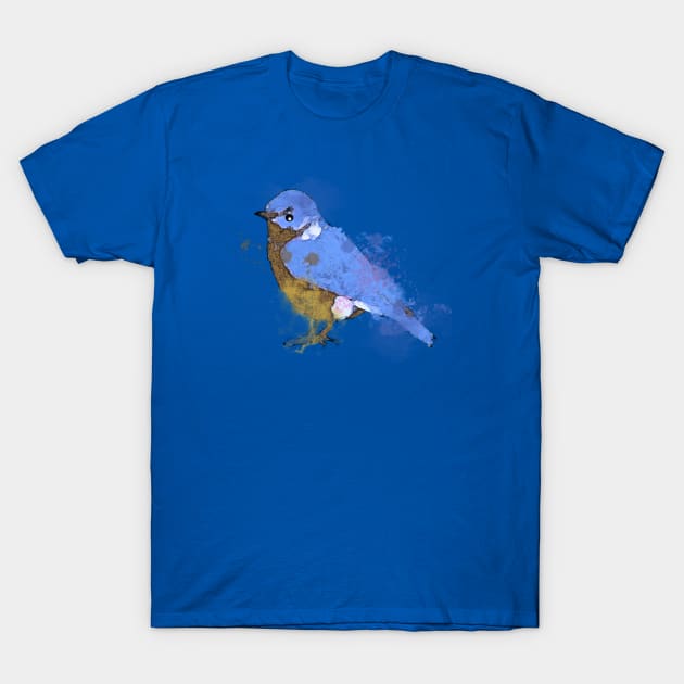 Cute Bluebird T-Shirt by Scarebaby